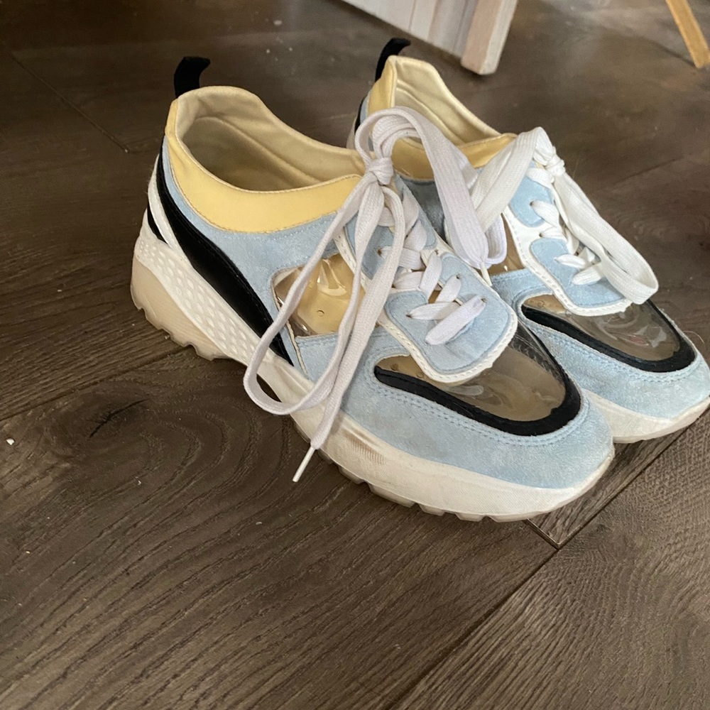 Baby Blue/Clear Sneakers